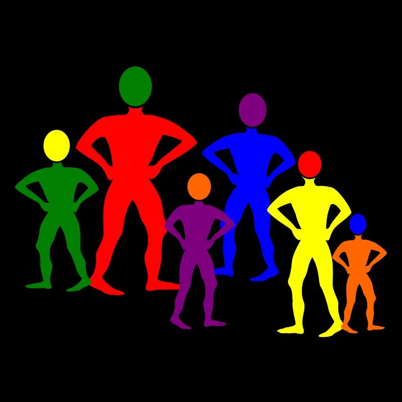 Rainbow persons