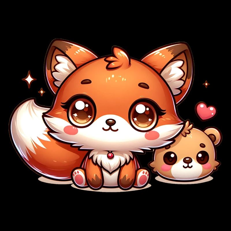 Cute foxes