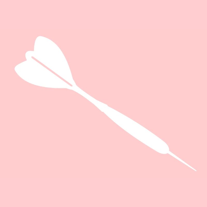 Flèche fléchette blanche