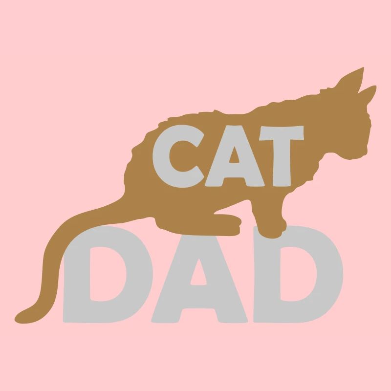 Cat Dad Logo Design