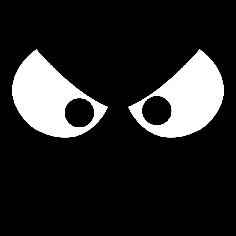 Augen mit Bart Design