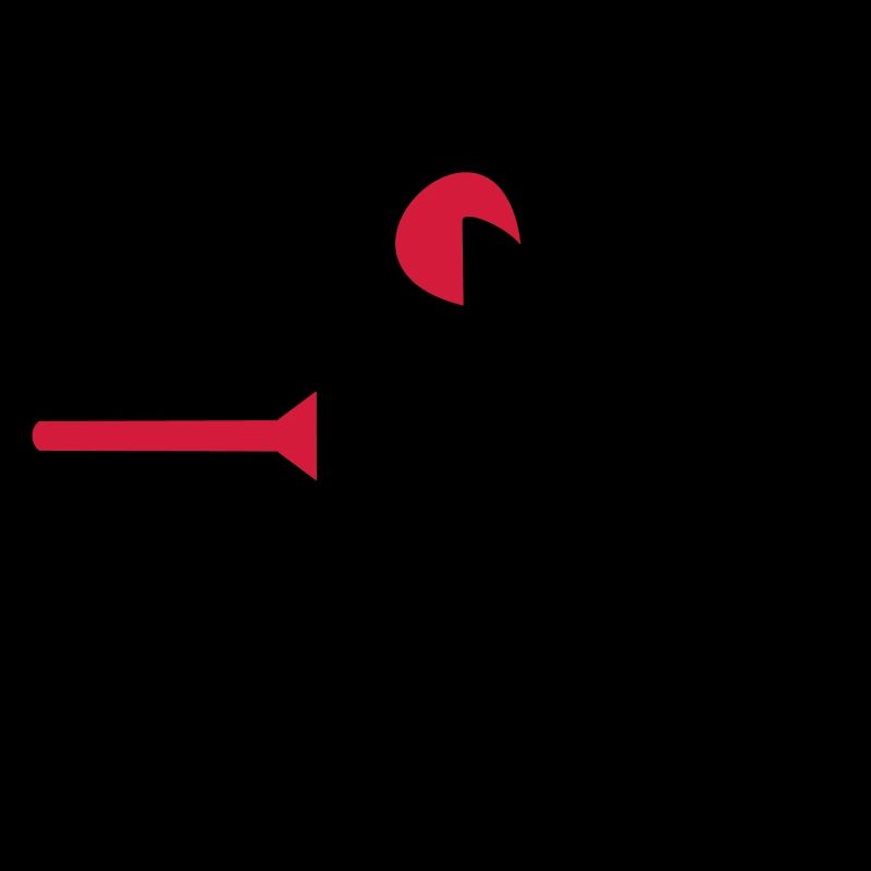 Fechter mit Degen in Angriffsposition