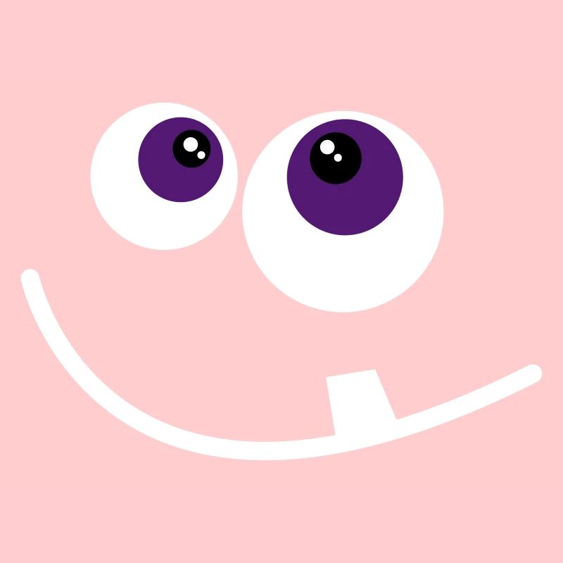 süßes Monster Gesicht