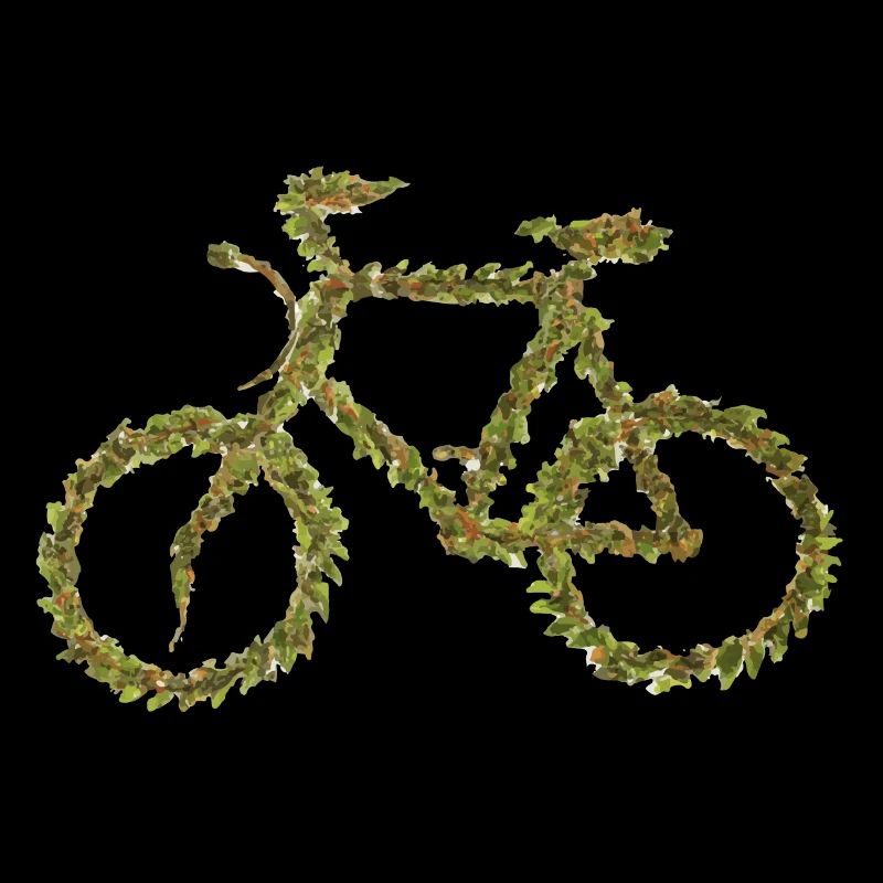 Vélo Nature Feuille Vert
