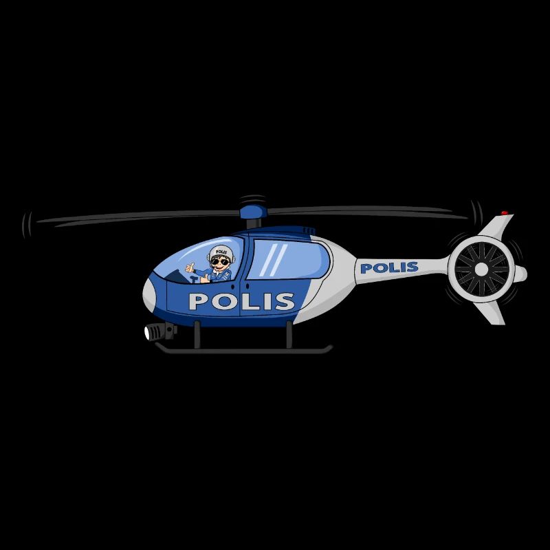 Polis Helikopter Polizei Hubschrauber