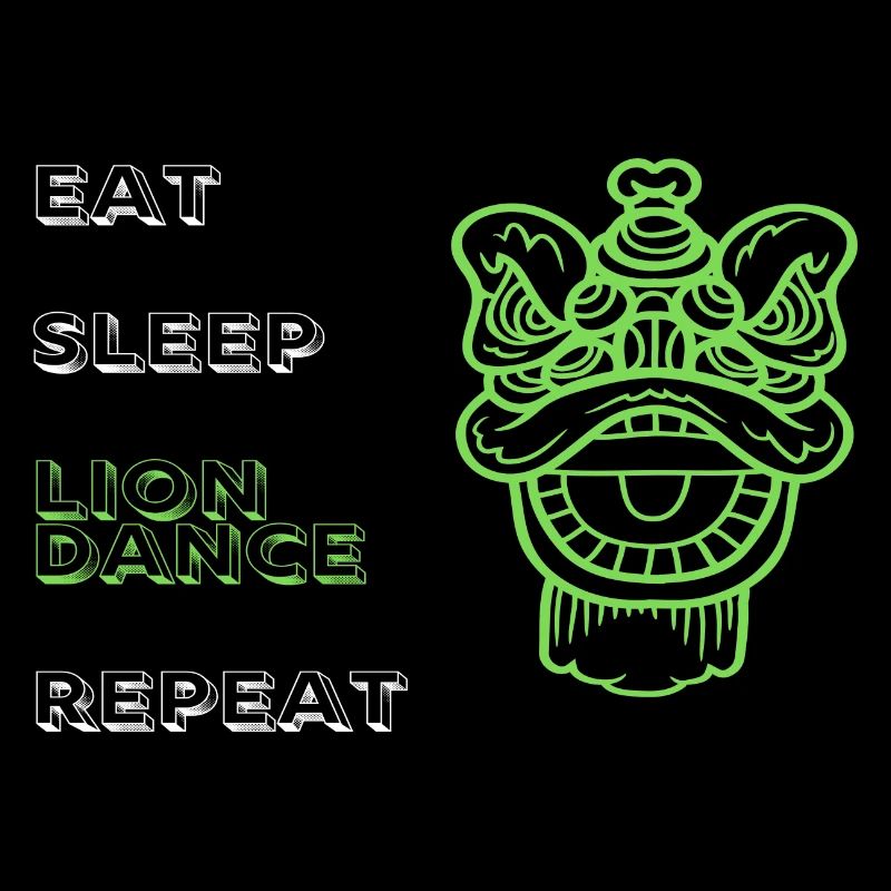 Manger dormir Lion Danse Répéter