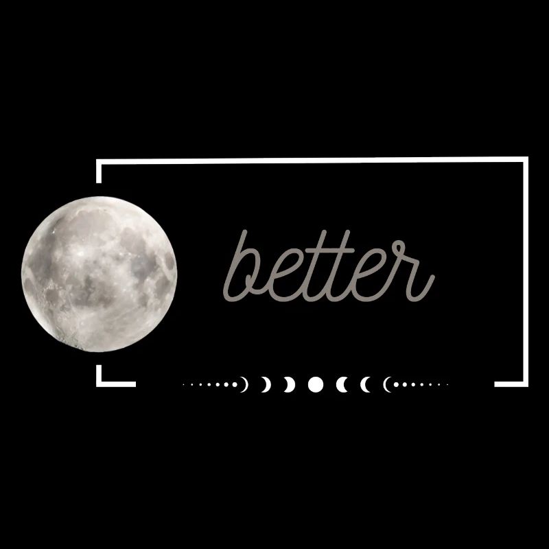 Partner motif - better together - Moon