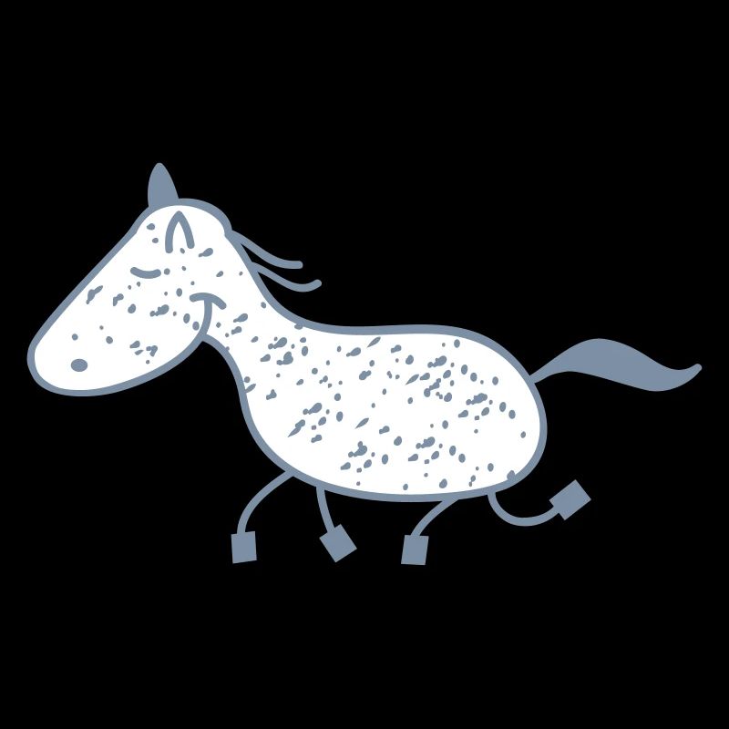 Schimmel- Pferd