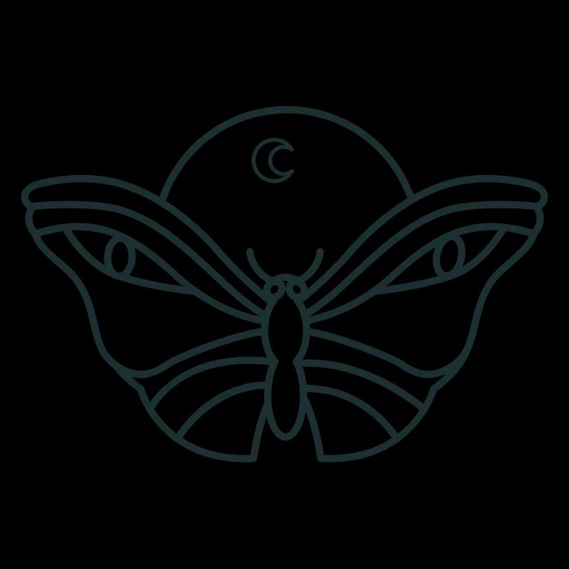 Papillon de nuit avec des yeux
