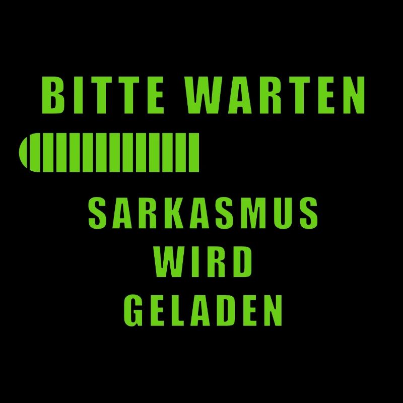 Ladebalken Bitte Warten Sarkasmus wird geladen