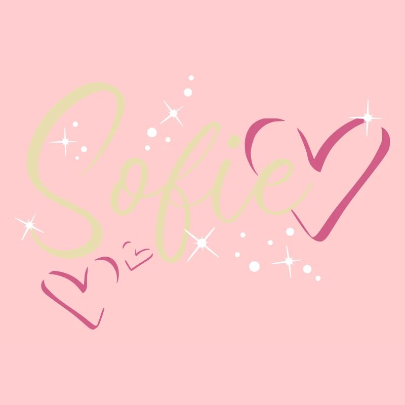 Sofie Nom Prénom Calligraphie Coeur
