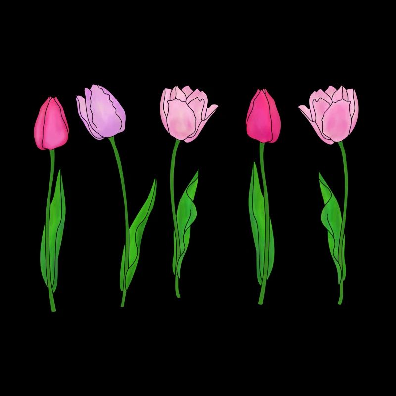 Pink Tulips, Spring