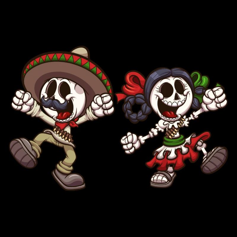 Mexikanische Skelette