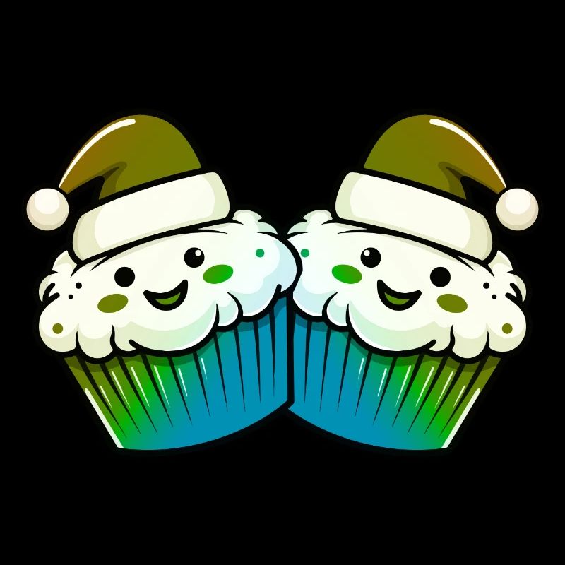 Cuisson du gâteau Muffin Noël