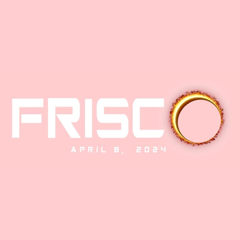 Frisco Texas 2024 Eclipse Souvenir 8 avril