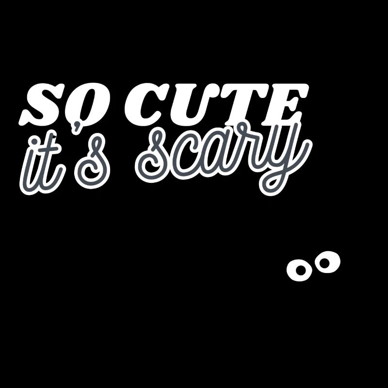 Tellement mignon que c’est effrayant Bébé Halloween Dicton