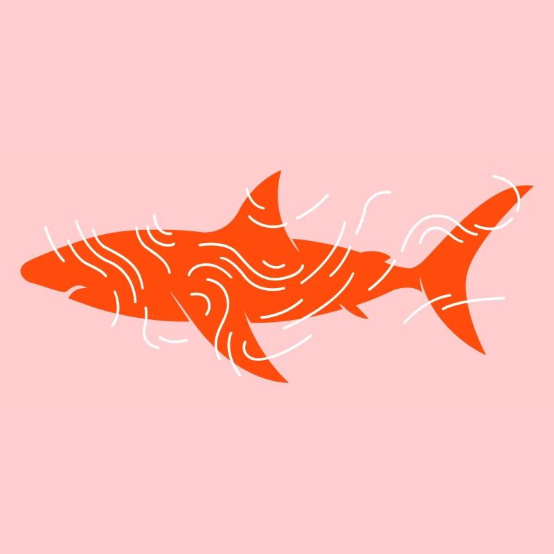 Requin et filets d'eau