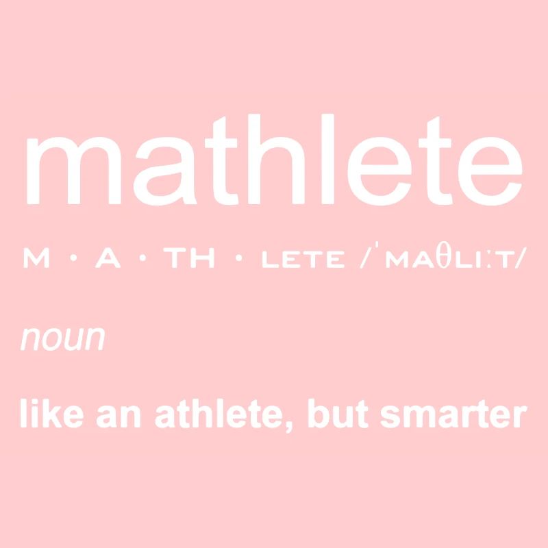 Mathlete Définition Drôle Math Nerd