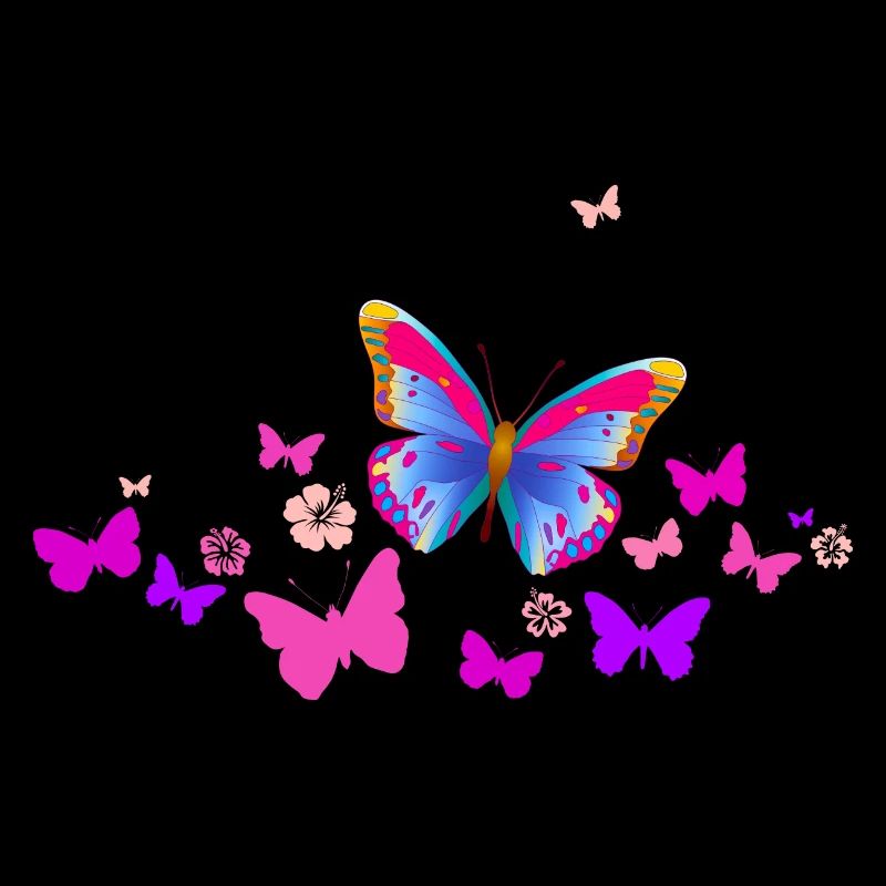 Papillon Papillon Insectes Printemps Été coloré