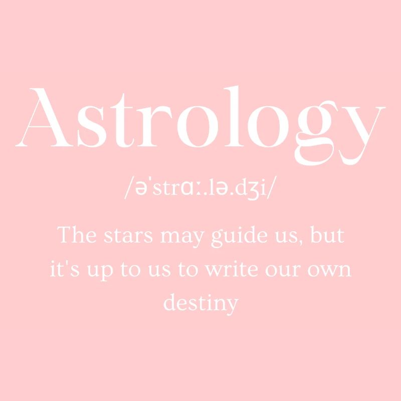 Astrologie Sterne Definition Spruch Englisch