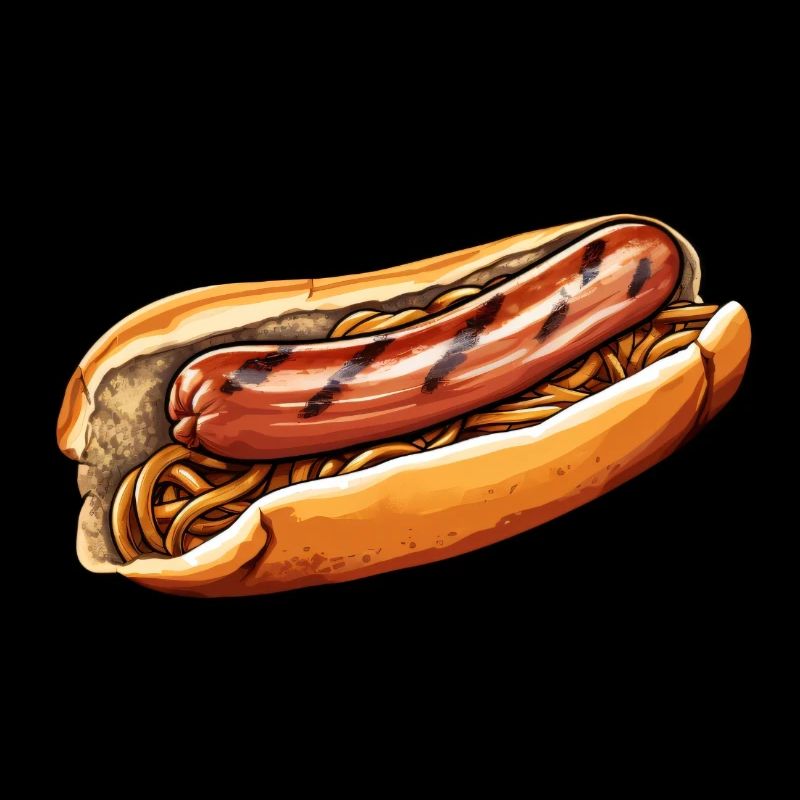 Bratwurst in a bun