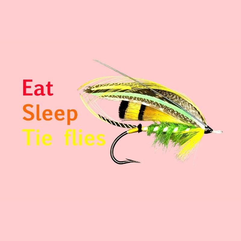 Manger dormir cravate mouches vert Highlander