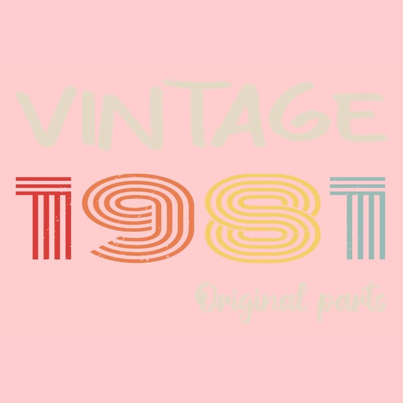 Original 1981 Vintage | Geburtstagsgeschenk 1981