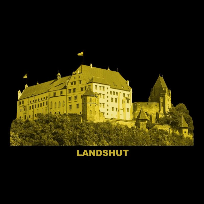 Landshut Castle Trausnitz Isar Lower Bavaria Mountain