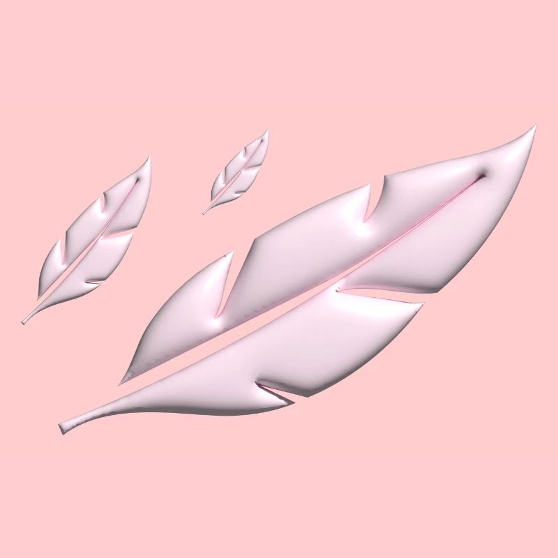 PINK FEATHERS FALLING
