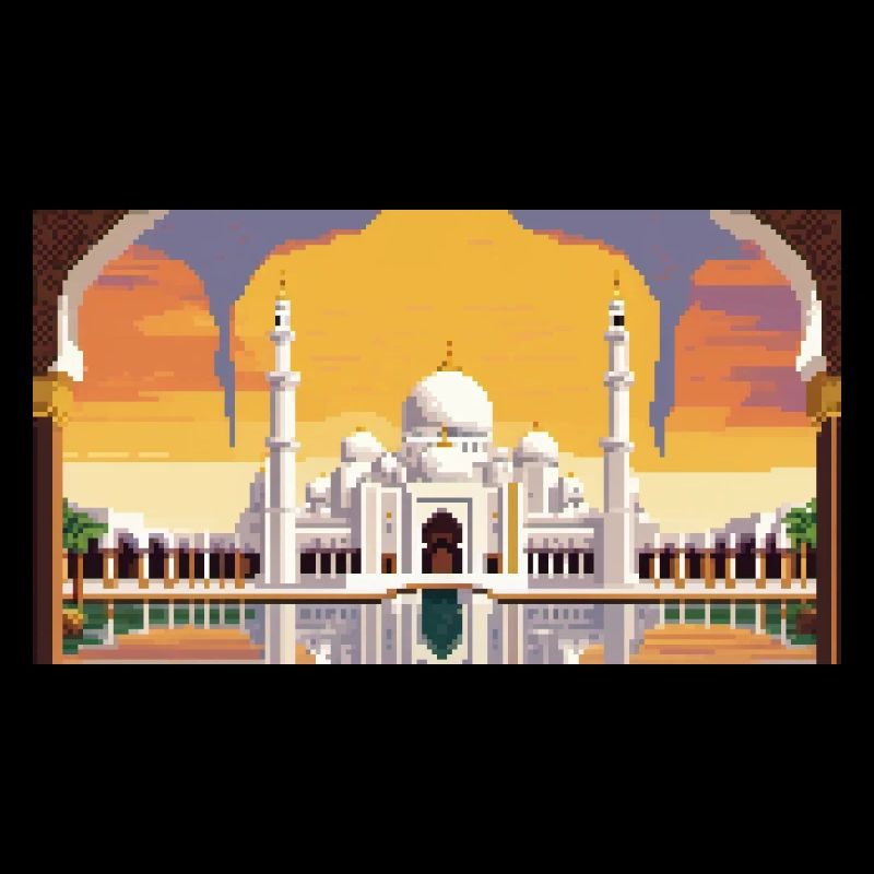 Sheikh Zayed Grand Mosque, Abu Dhabi, UAE, Pixel A
