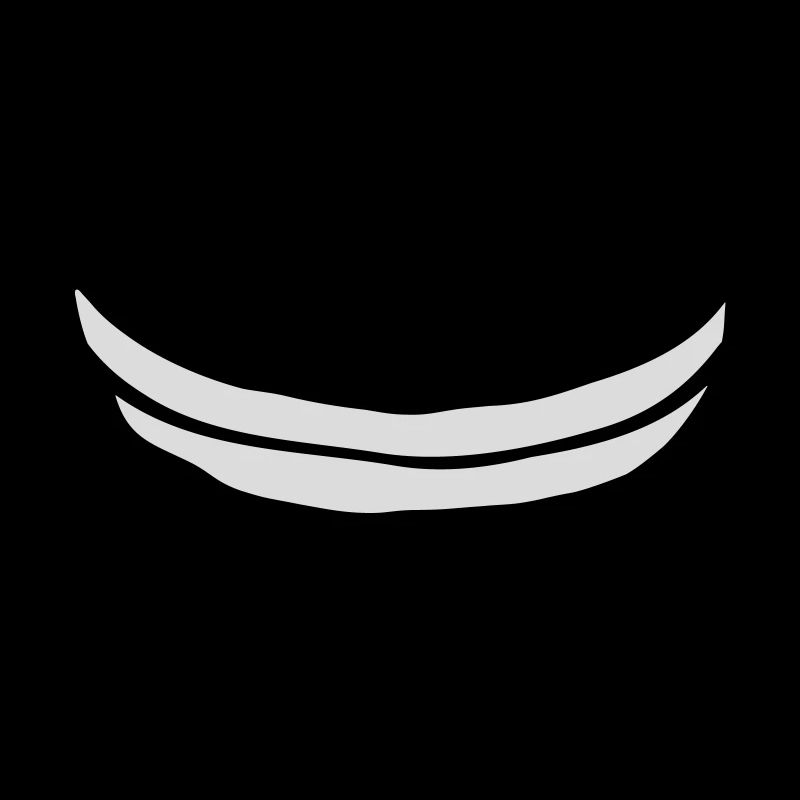 Large sourire comique exubérant