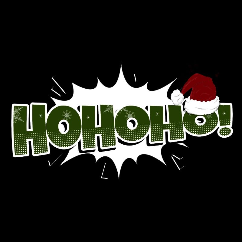 HoHoHo! Style bande dessinée Bubble Graffiti Lettrage