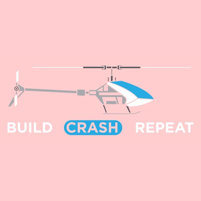 RC Helicopter Hélicoptère Modèle modèle Crash Pilot