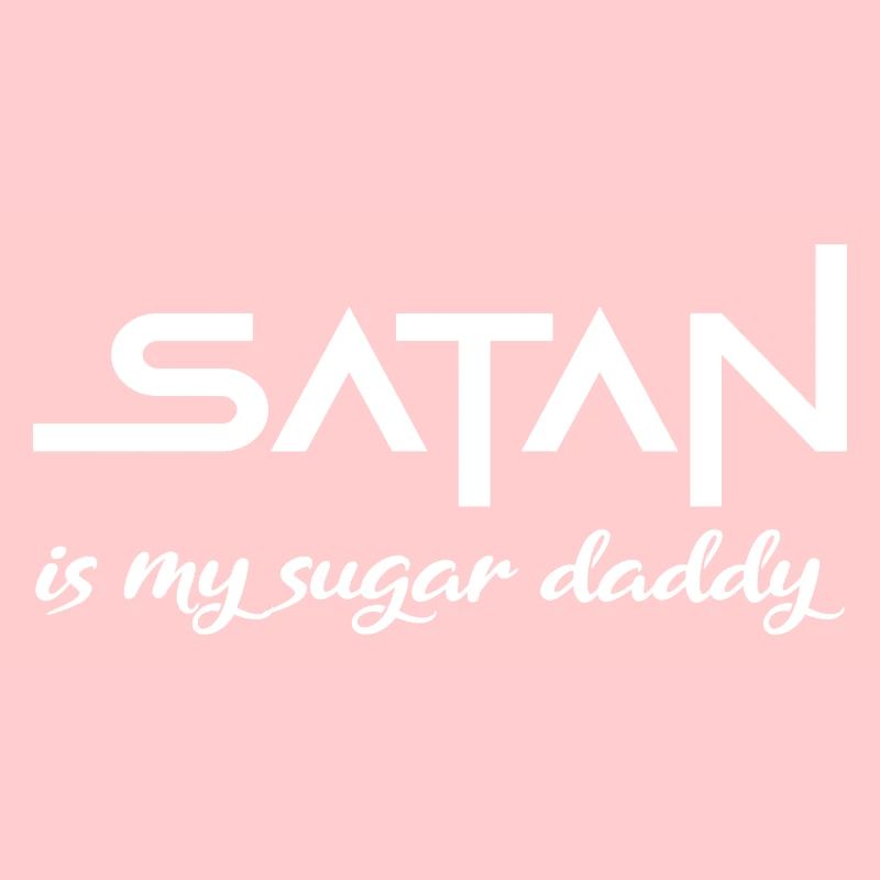 Satan sugar daddy Spruch Geschenk white