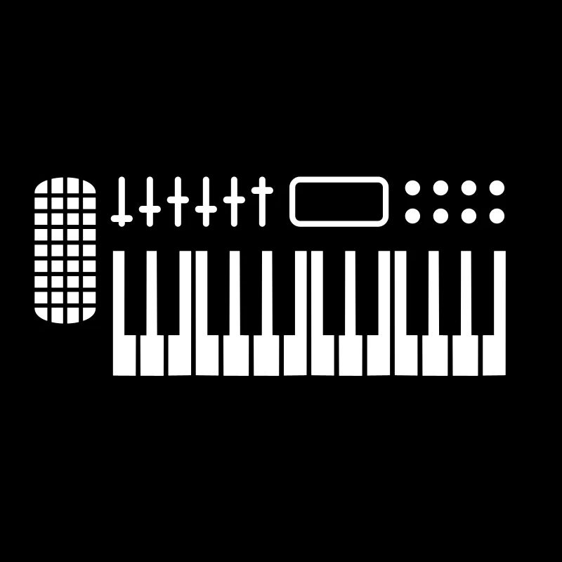 Synthesizer Keyboard Loud Techno DJ Music Party