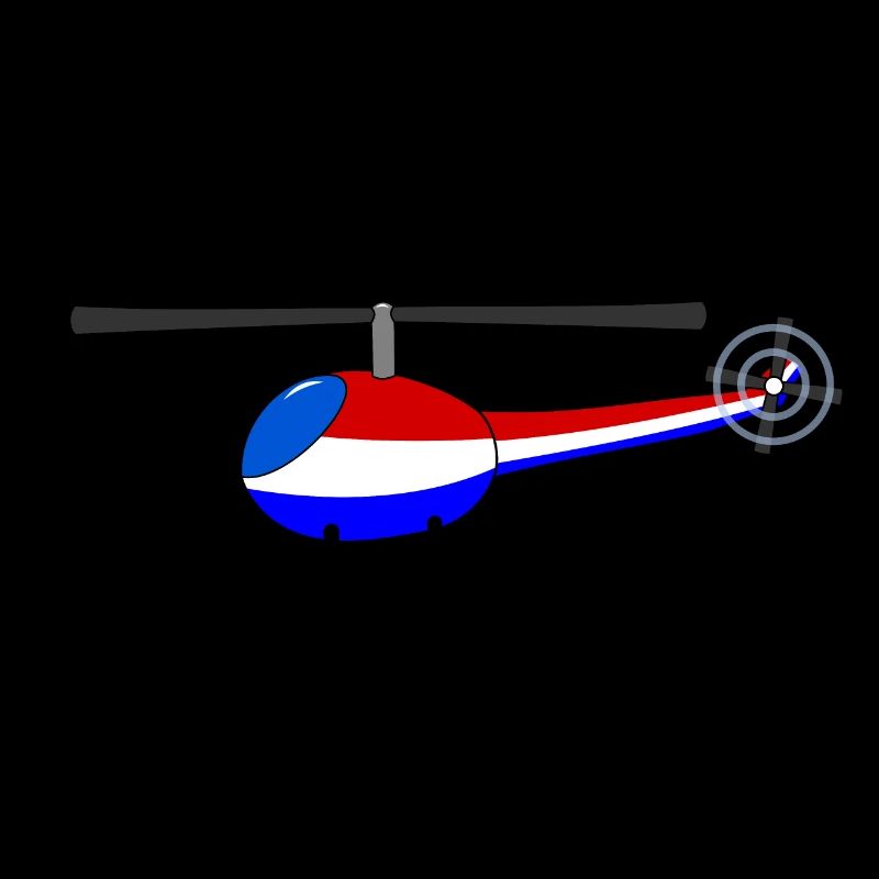 Hubschrauber Holland Flagge Kinder
