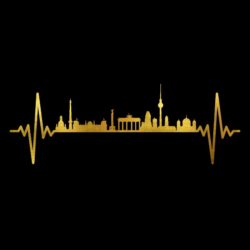 Berlin Skyline Heartbeat