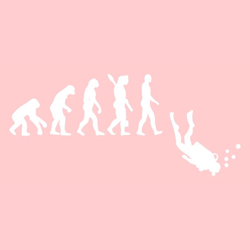Lustige Taucher Evolution - Tauchen