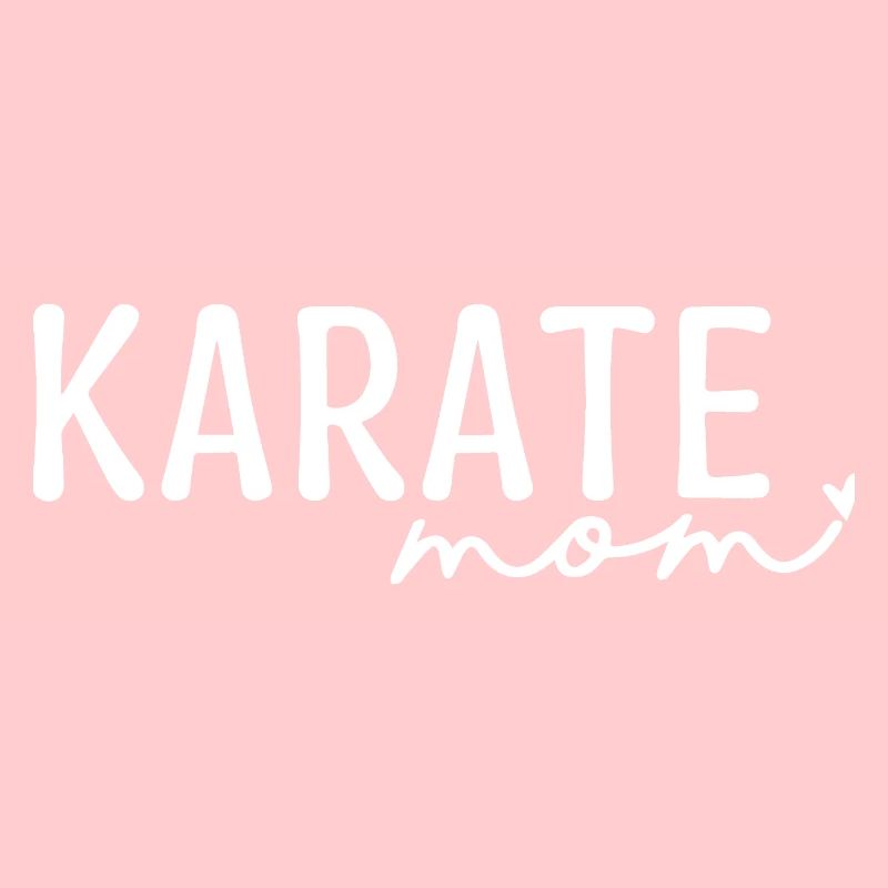 Empowered Karate Mom Design for Martial Arts