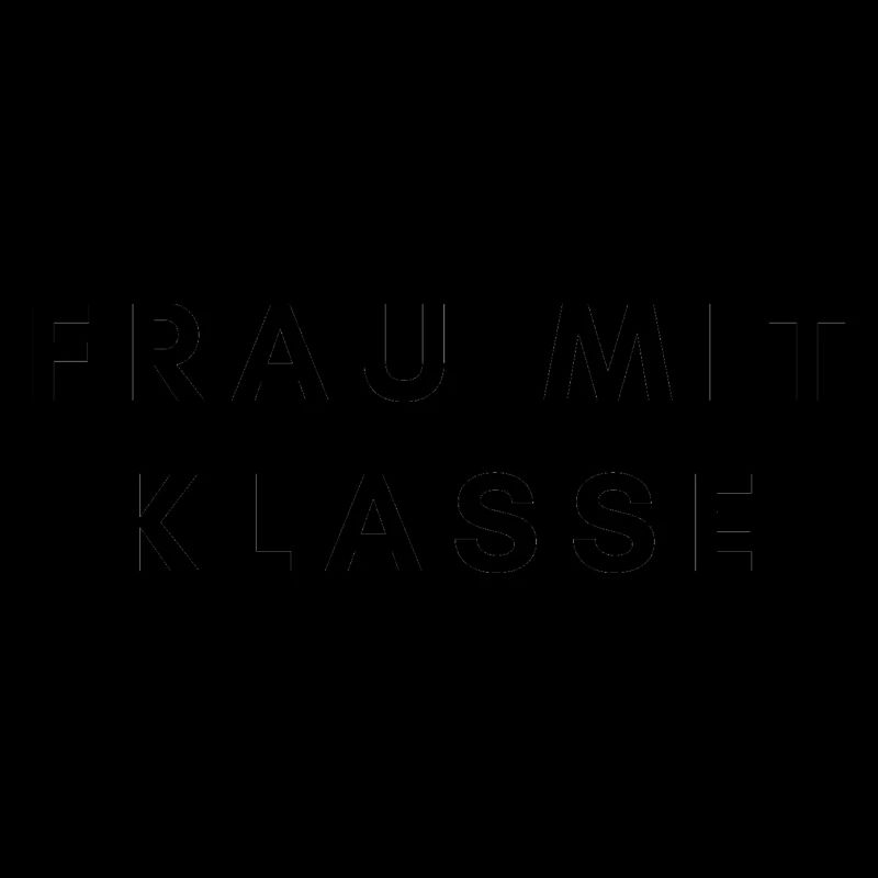 Frau mit Klasse