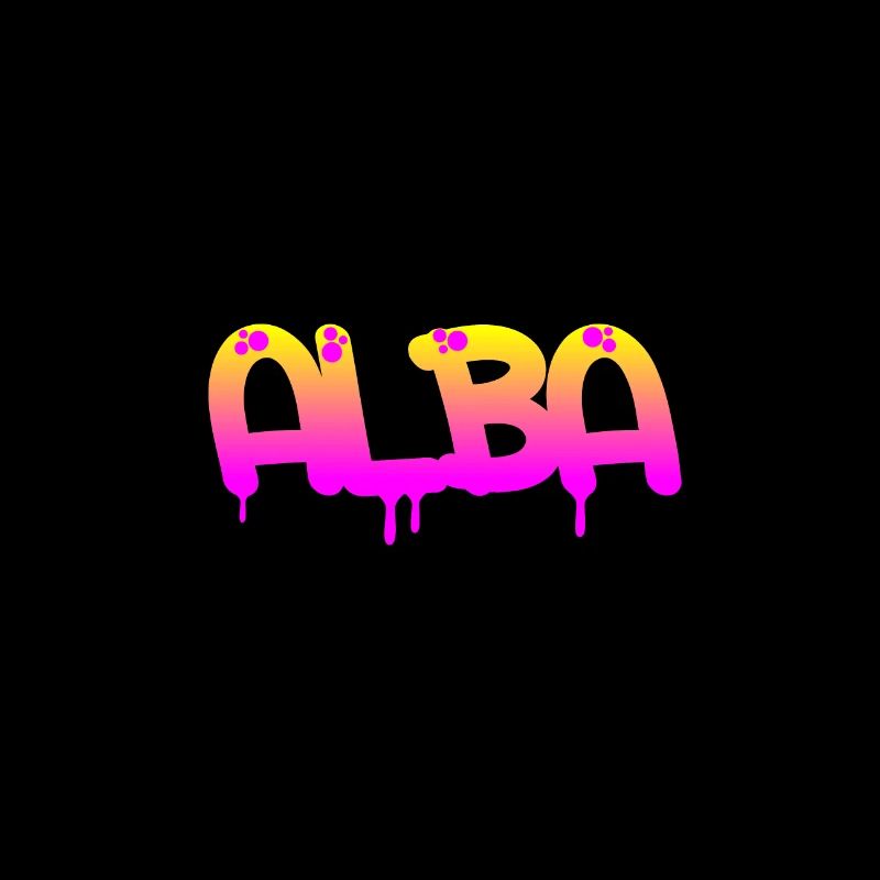 Graffiti name Alba