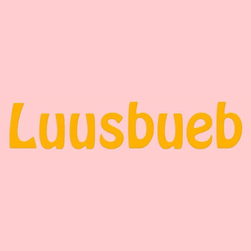 Luusbueb Schwiizertüütsch Dialecte insolent bébé body