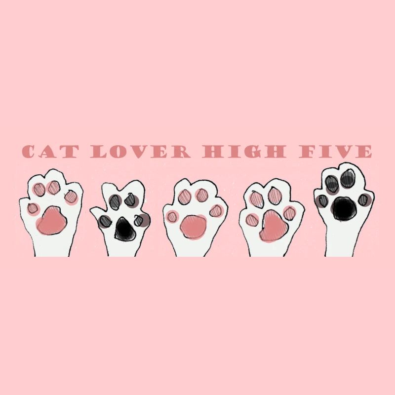 Cat Lover High five