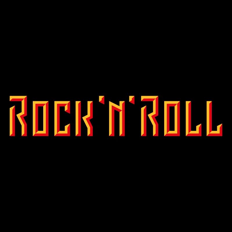 Lettrage Rock 'n' Roll (3D / 3C)