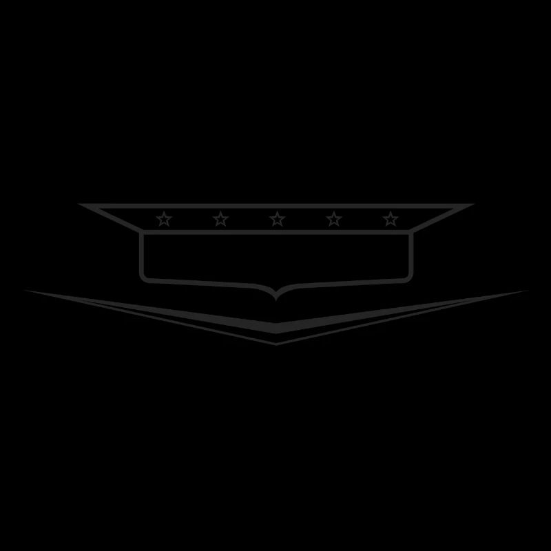 Classic Car Emblem frame empty, design yourself