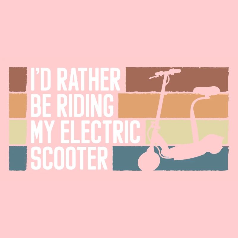 Rollerfahrer E-Roller Hybrid