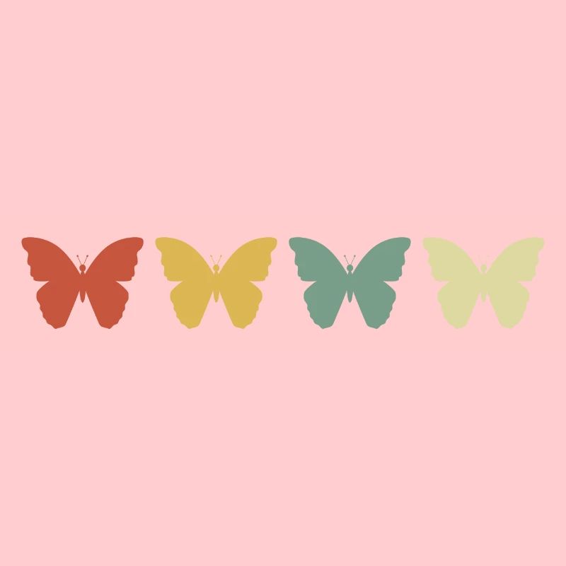 papillon rétro vintage