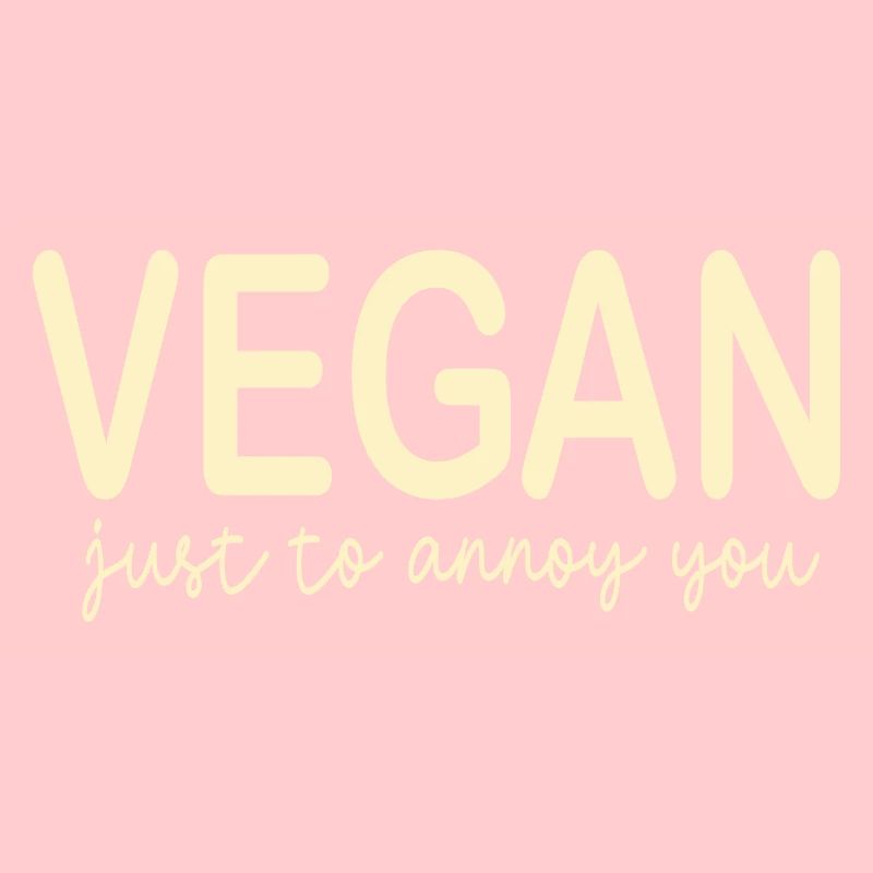 Végétalien juste pour vous embêter