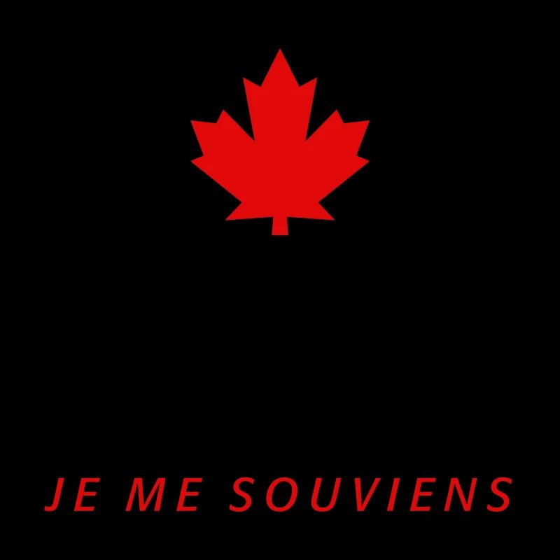 Kanada Québec Maple Leaf Ahornblatt J’aime le Canada