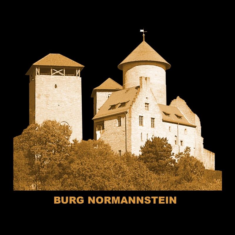 Castello normanno Treffurt Turingia Werra